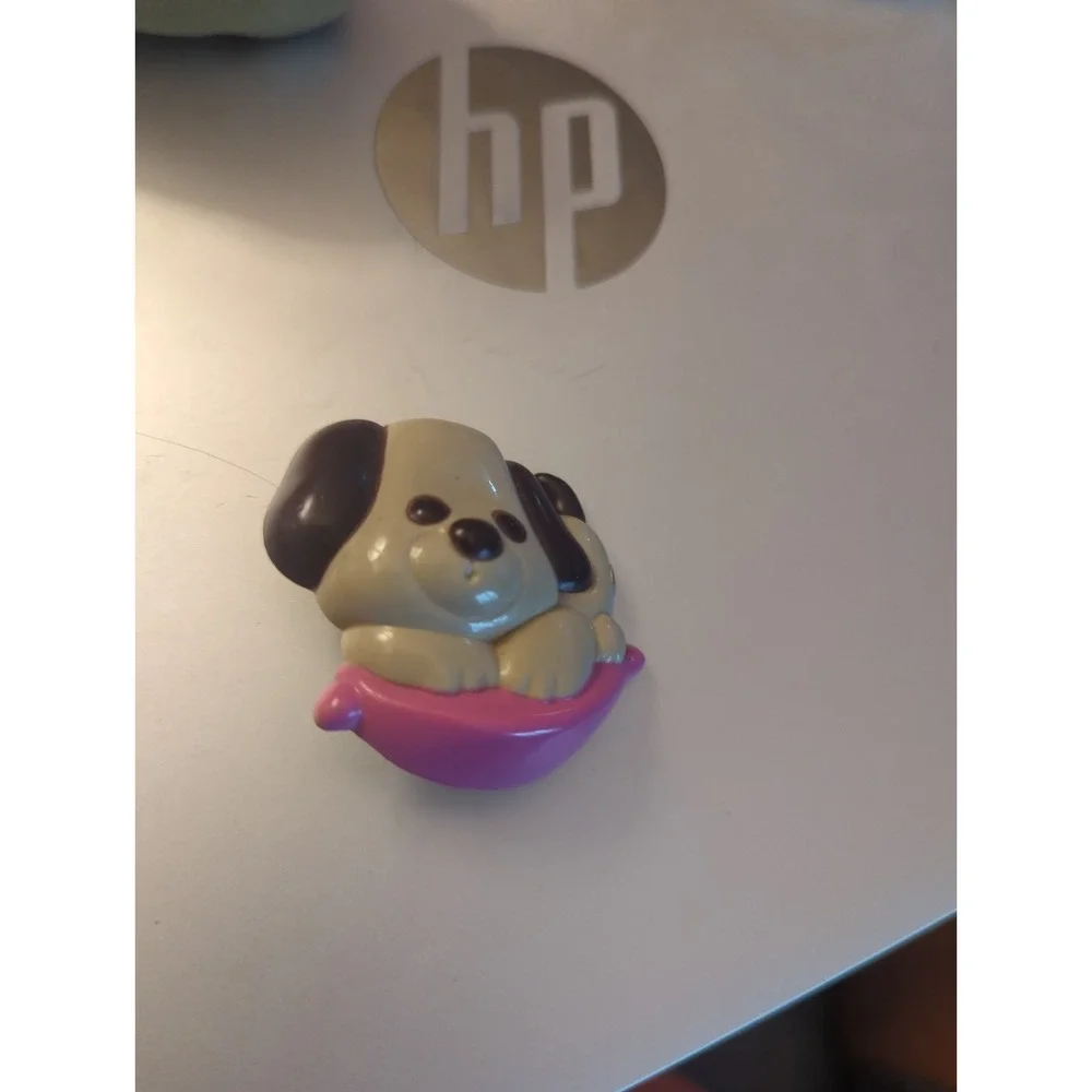 Vintage 1974 Avon Puppy Love Dog Pin Pal Fragrance Glace